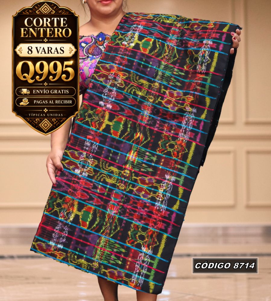 Corte Típico Hilo de Cristal 8 Varas Q995 | COD 8714 | Típicas Unidas