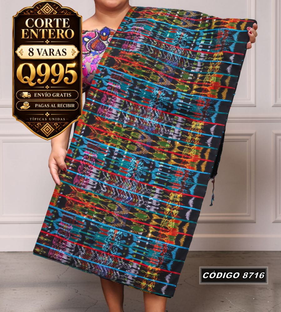 Corte Típico Hilo de Cristal 8 Varas Q995 | COD 8716 | Típicas Unidas