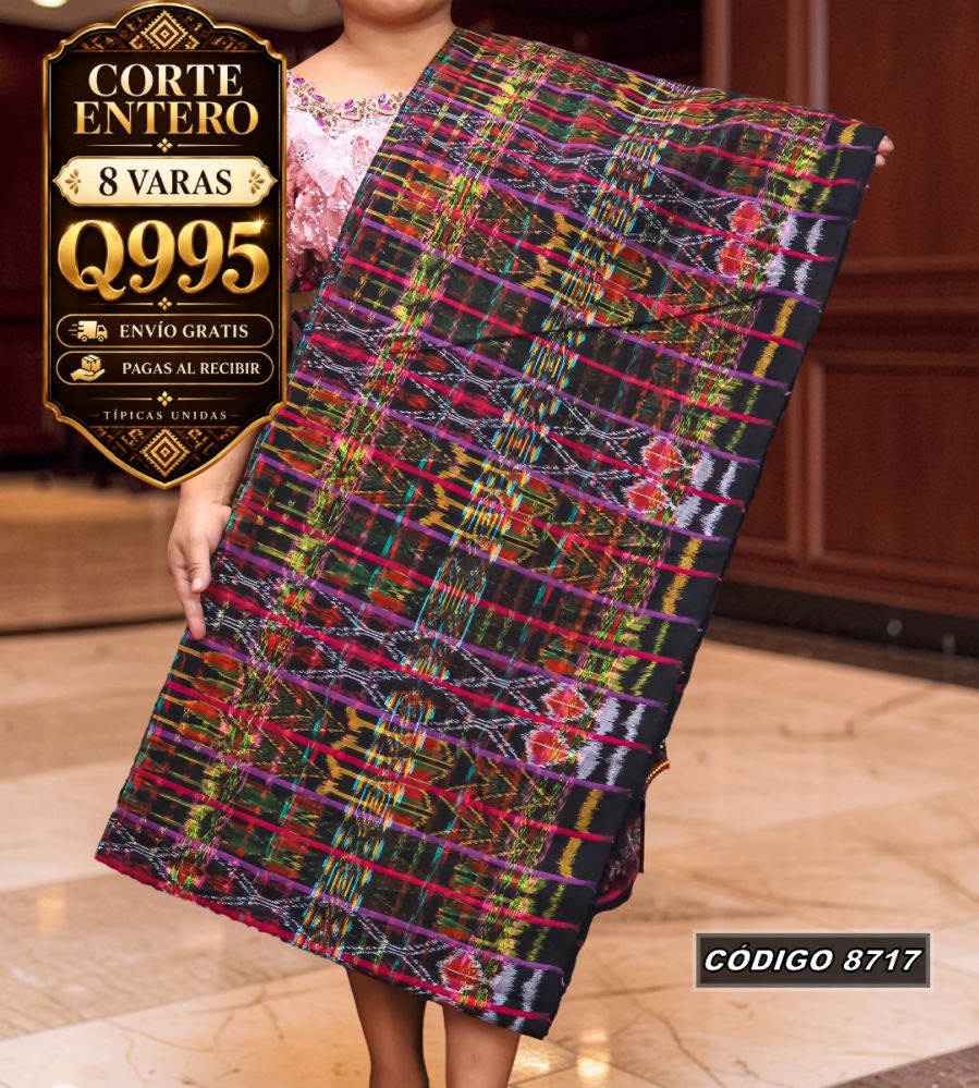Corte Típico Hilo de Cristal 8 Varas Q995 | COD 8717 | Típicas Unidas