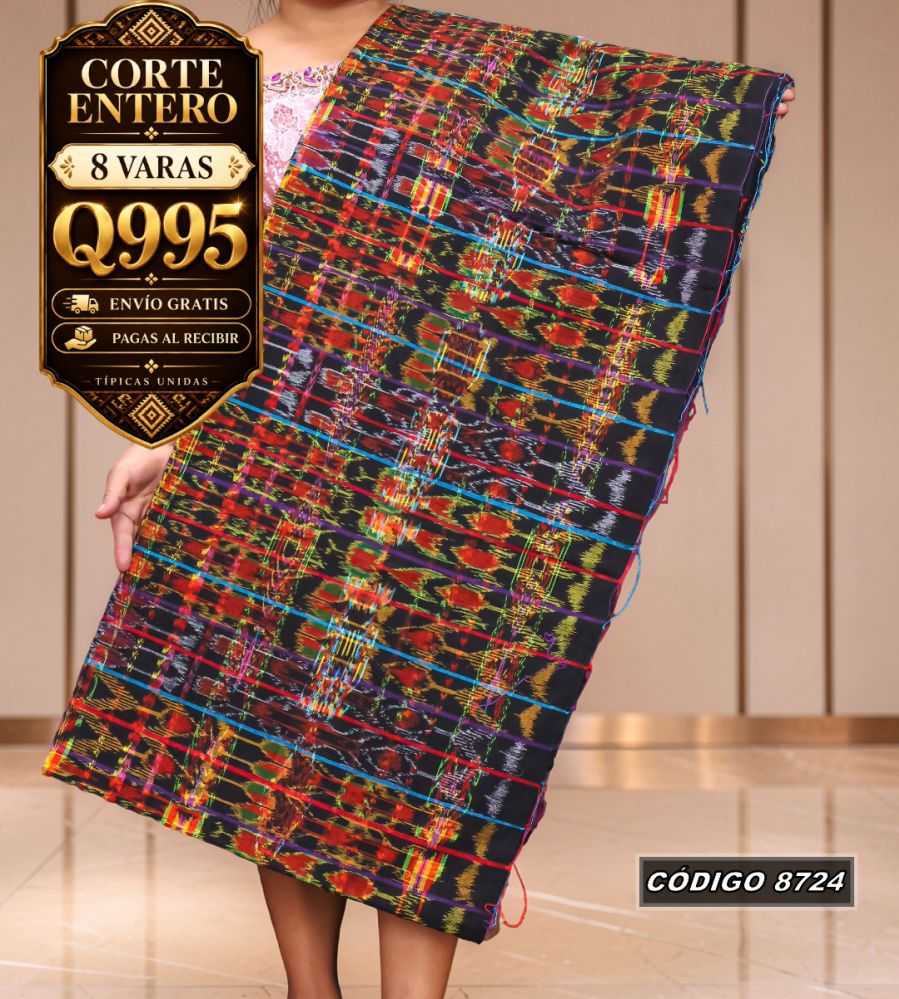 Corte Típico Hilo de Cristal 8 Varas Q995 | COD 8724 | Típicas Unidas