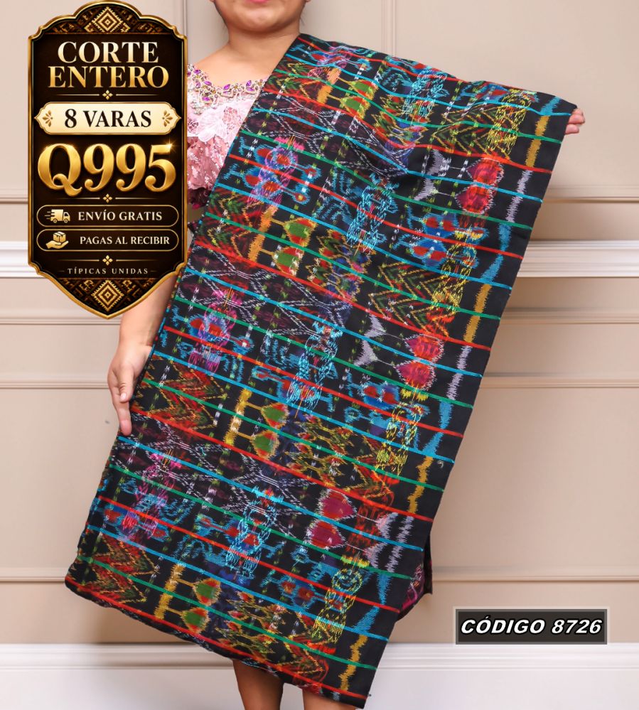 Corte Típico Hilo de Cristal 8 Varas Q995 | COD 8726 | Típicas Unidas