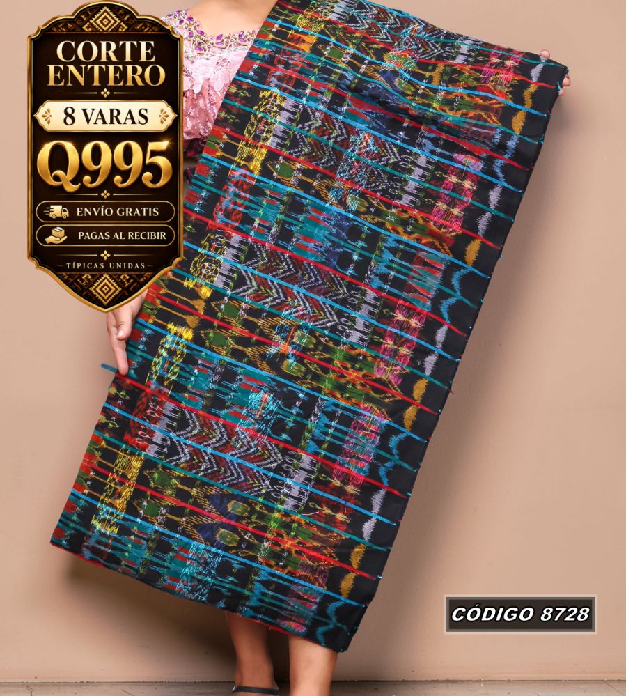 Corte Típico Hilo de Cristal 8 Varas Q995 | COD 8728 | Típicas Unidas