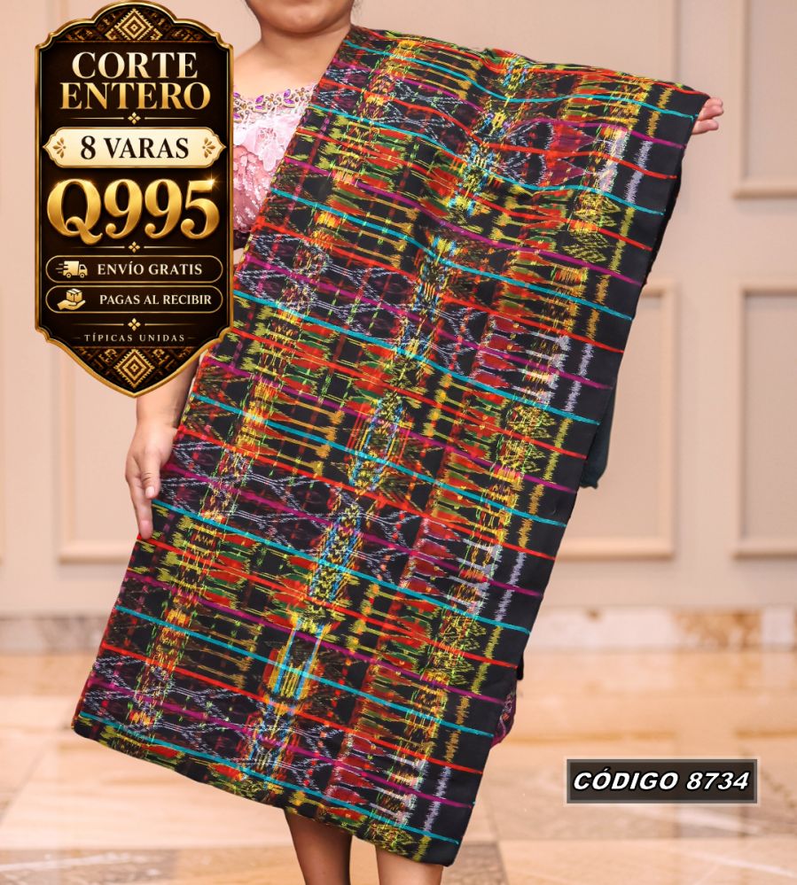 Corte Típico Hilo de Cristal 8 Varas Q995 | COD 8734 | Típicas Unidas