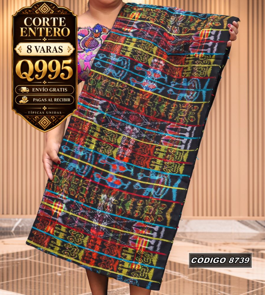 Corte Típico Hilo de Cristal 8 Varas Q995 | COD 8739 | Típicas Unidas