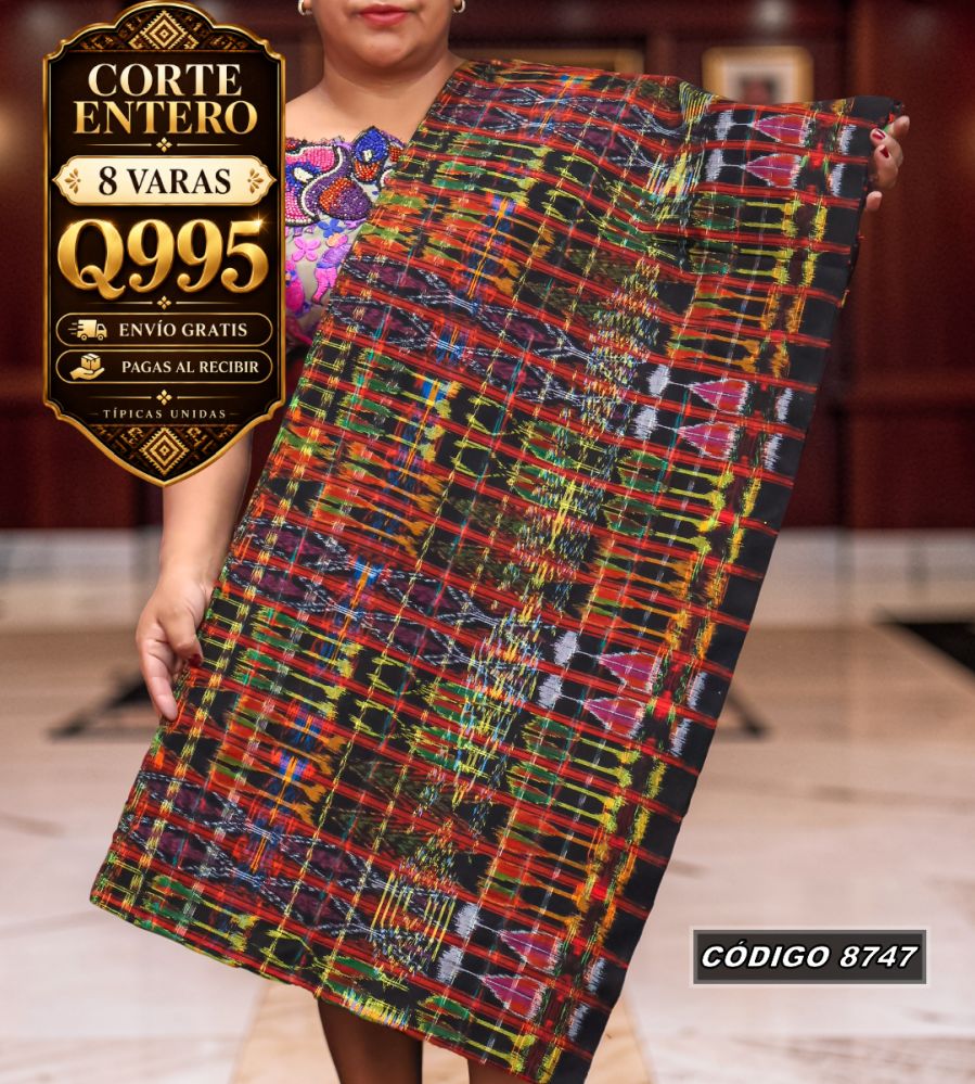 Corte Típico Hilo de Cristal 8 Varas Q995 | COD 8747 | Típicas Unidas