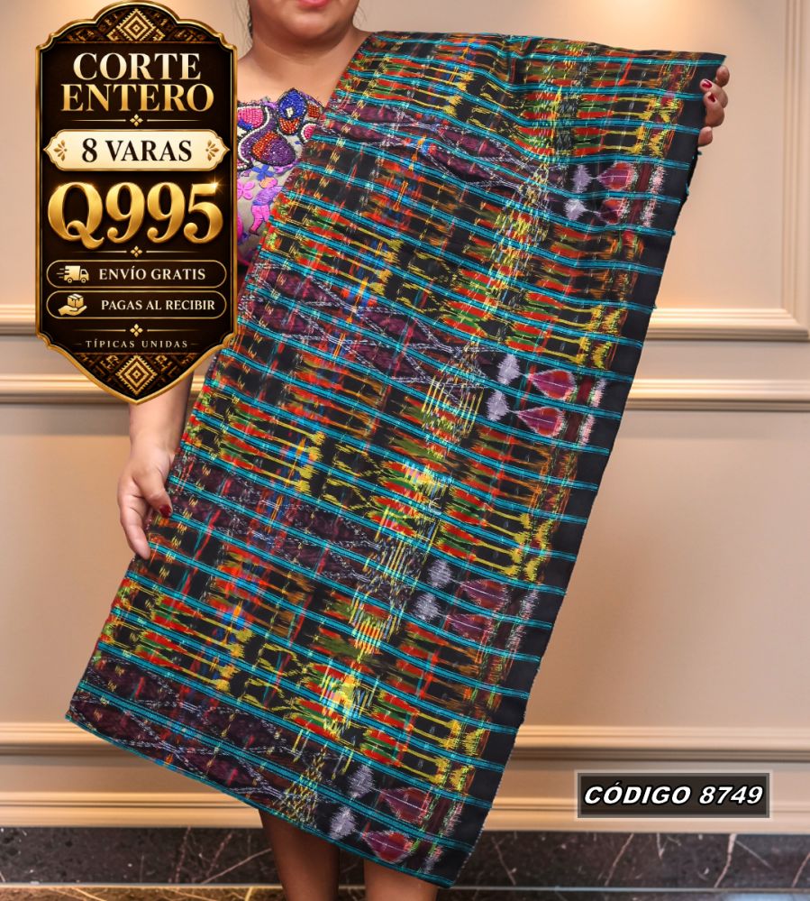 Corte Típico Hilo de Cristal 8 Varas Q995 | COD 8749 | Típicas Unidas
