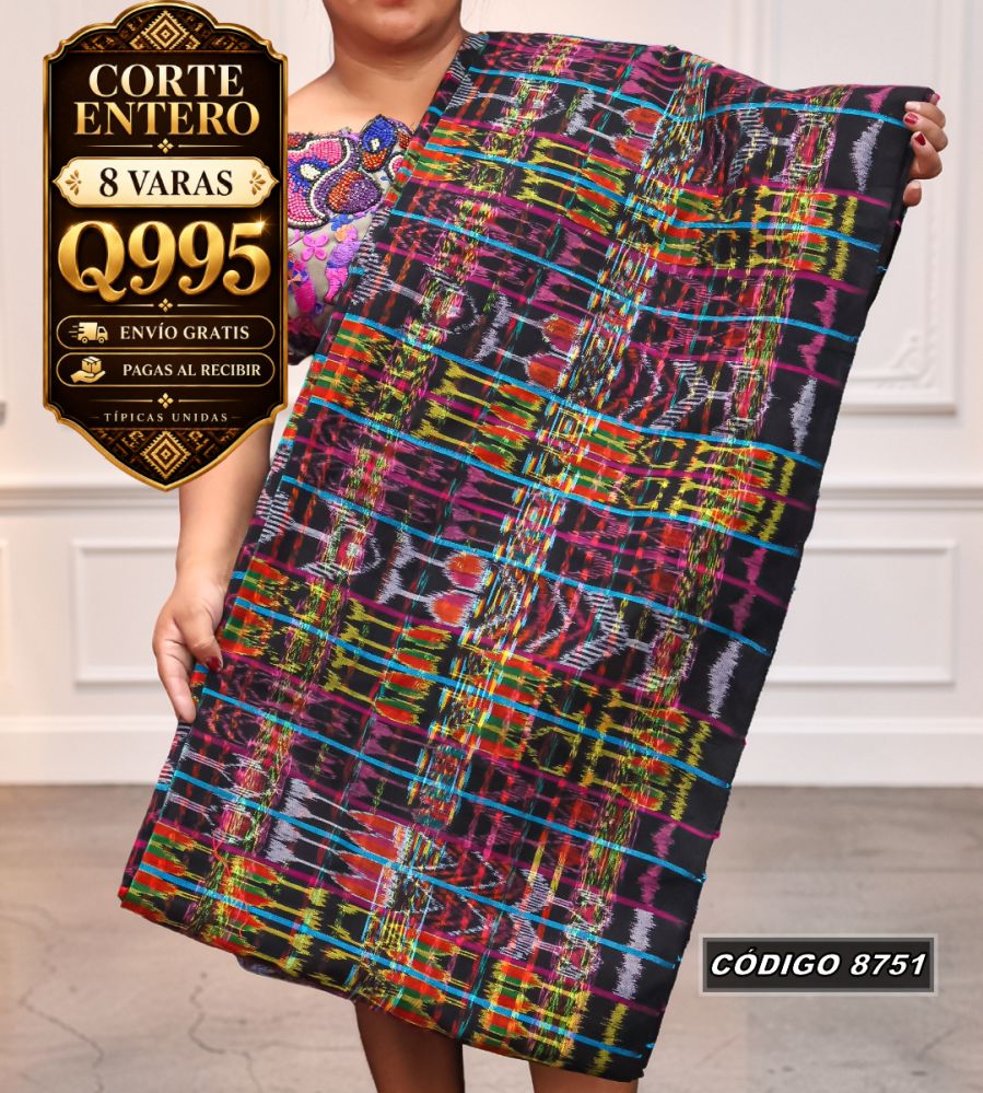 Corte Típico Hilo de Cristal 8 Varas Q995 | COD 8751 | Típicas Unidas