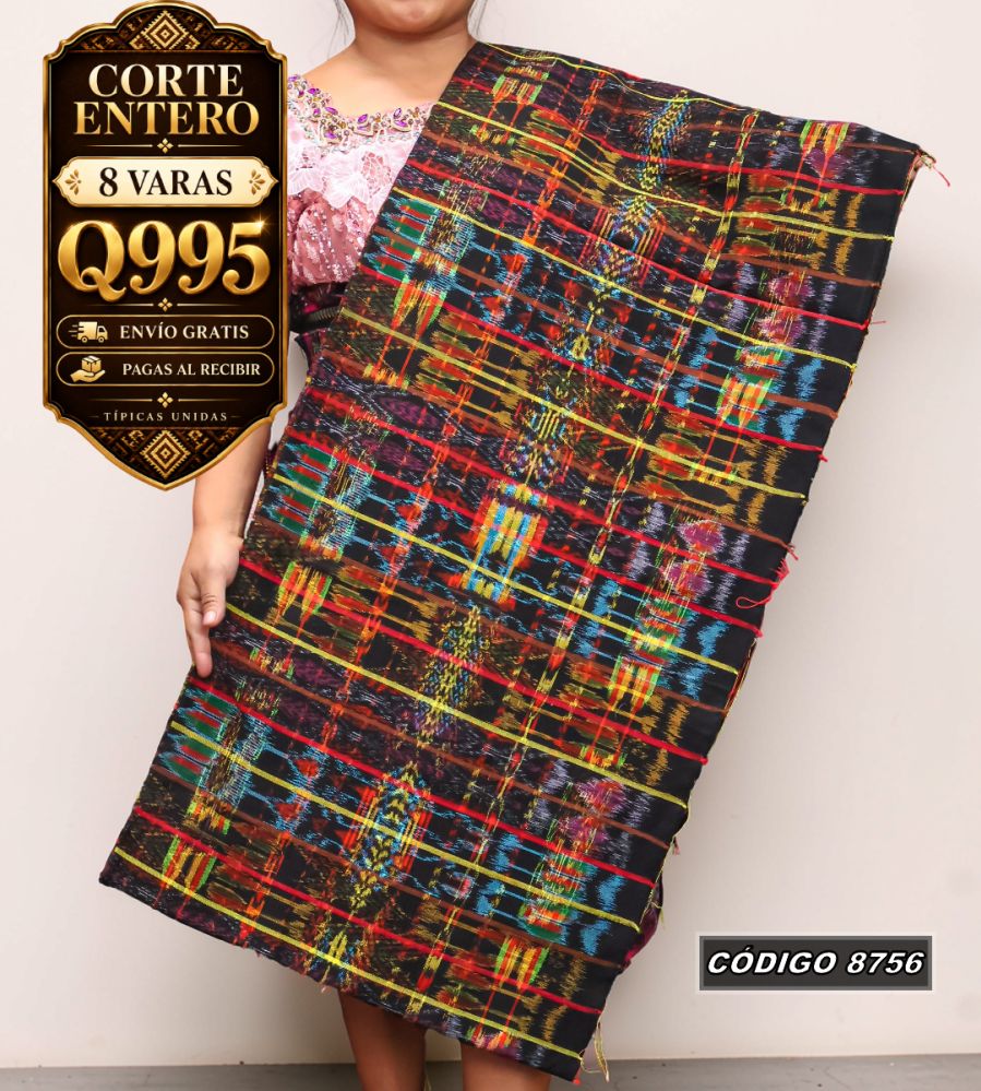 Corte Típico Hilo de Cristal 8 Varas Q995 | COD 8756 | Típicas Unidas