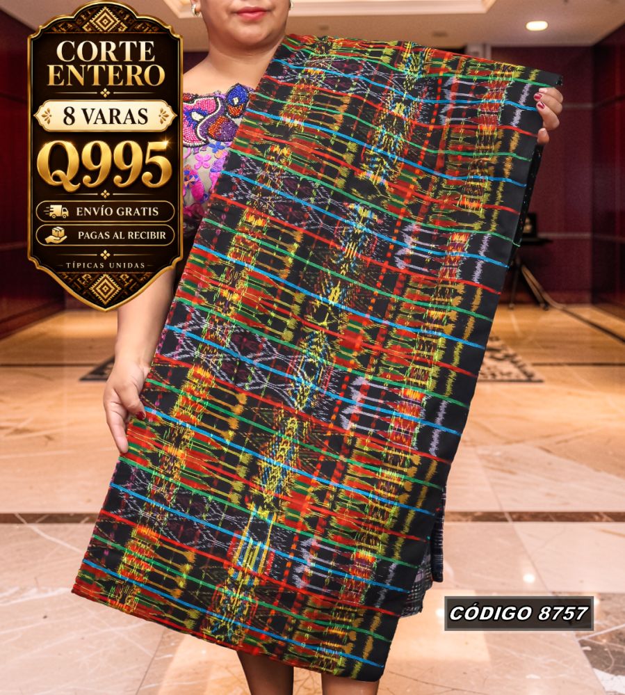 Corte Típico Hilo de Cristal 8 Varas Q995 | COD 8757 | Típicas Unidas