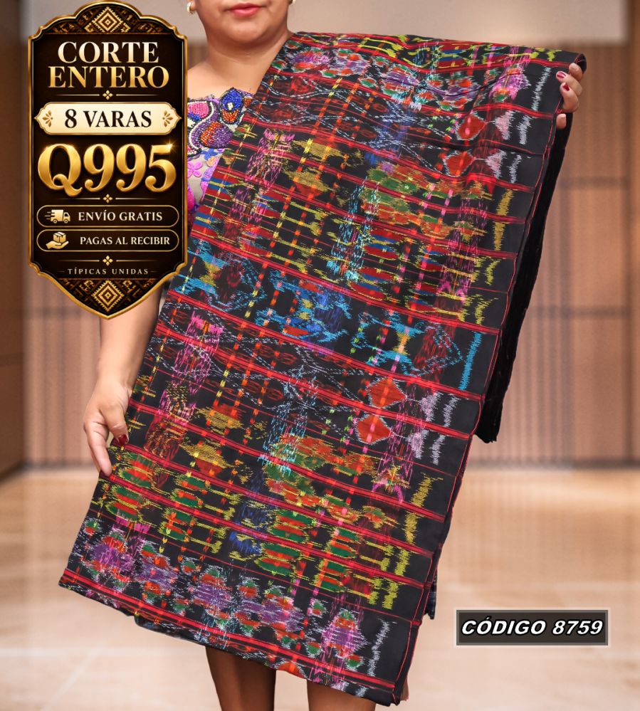 Corte Típico Hilo de Cristal 8 Varas Q995 | COD 8759 | Típicas Unidas
