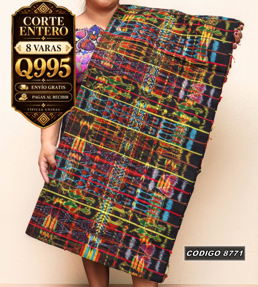 Corte Típico Hilo de Cristal 8 Varas Q995 | COD 8771 | Típicas Unidas