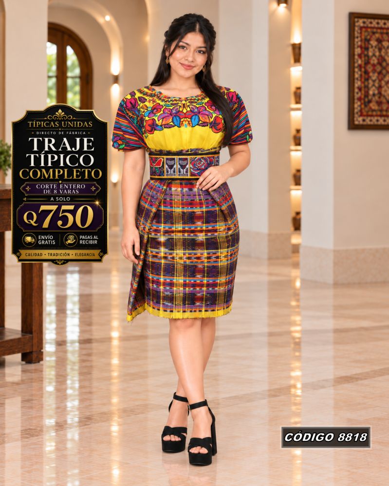 Traje Típico Diseño Nuevo Q750 | COD 8818 | Típicas Unidas