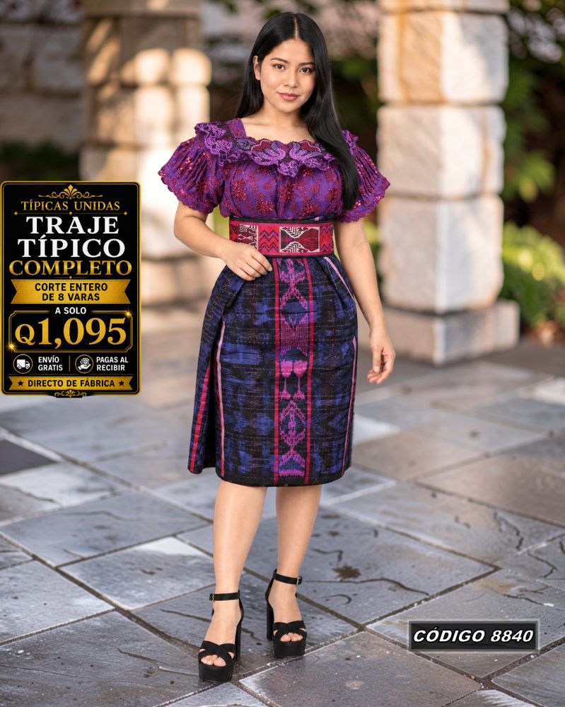 Traje Típico Diseño Nuevo Q1,095 | COD 8840 | Típicas Unidas