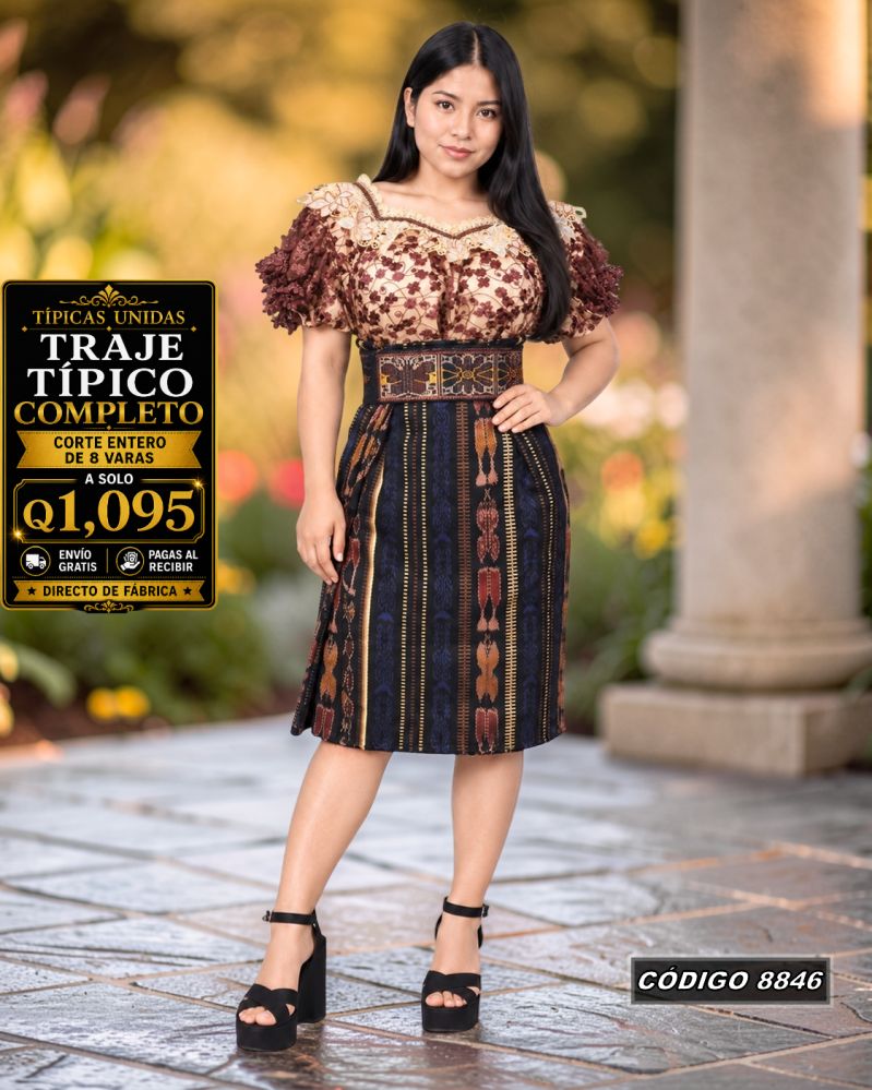 Traje Típico Diseño Nuevo Q1,095 | COD 8846 | Típicas Unidas
