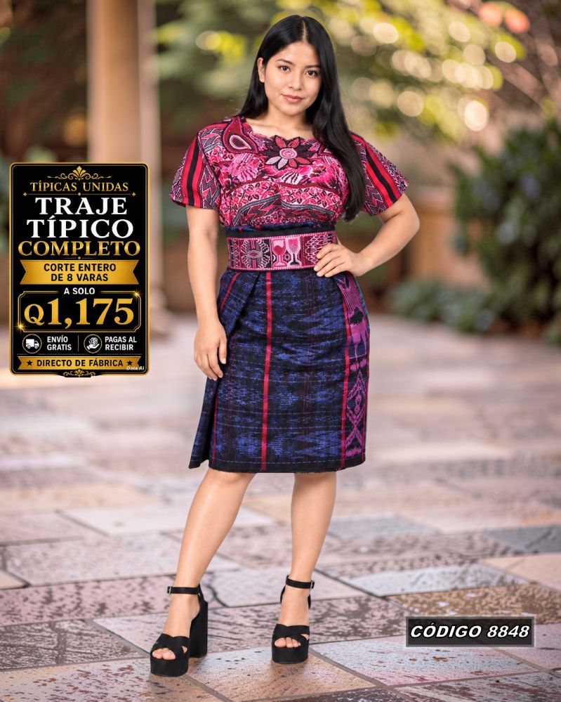 Traje Típico Diseño Nuevo Q1,175 | COD 8848 | Típicas Unidas