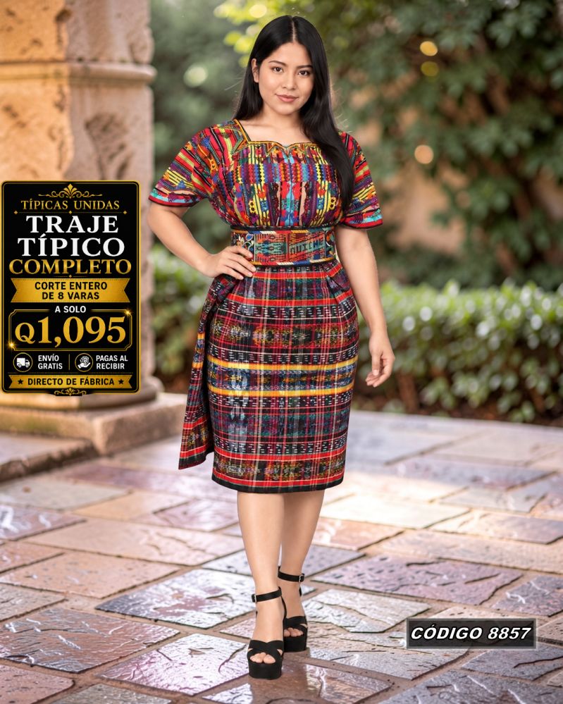 Traje Típico Diseño Nuevo Q1,095 | COD 8857 | Típicas Unidas