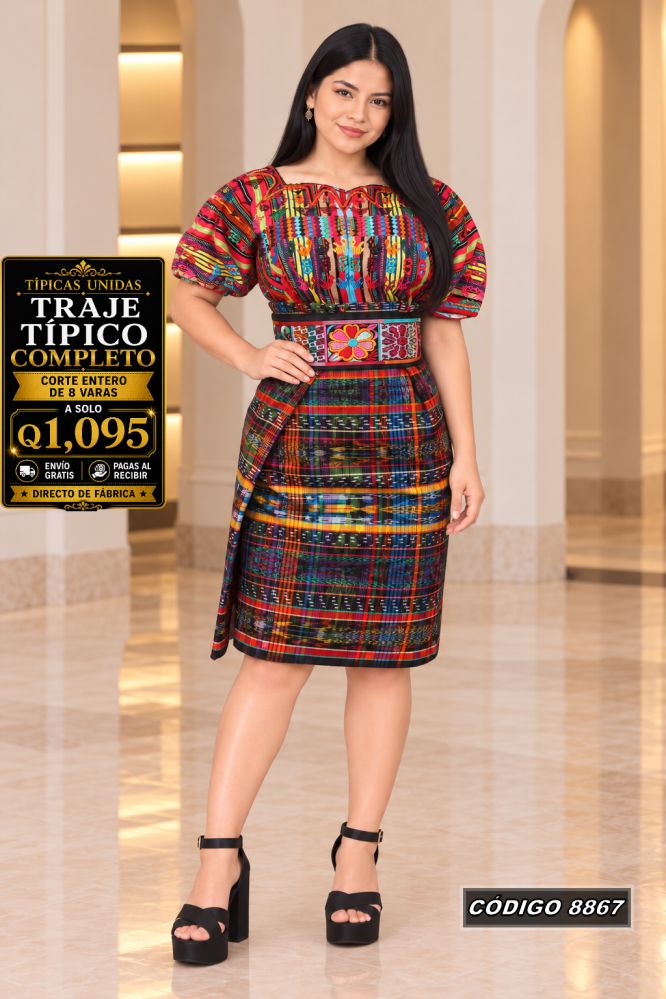 Traje Típico Diseño Nuevo Q1,095 | COD 8867 | Típicas Unidas