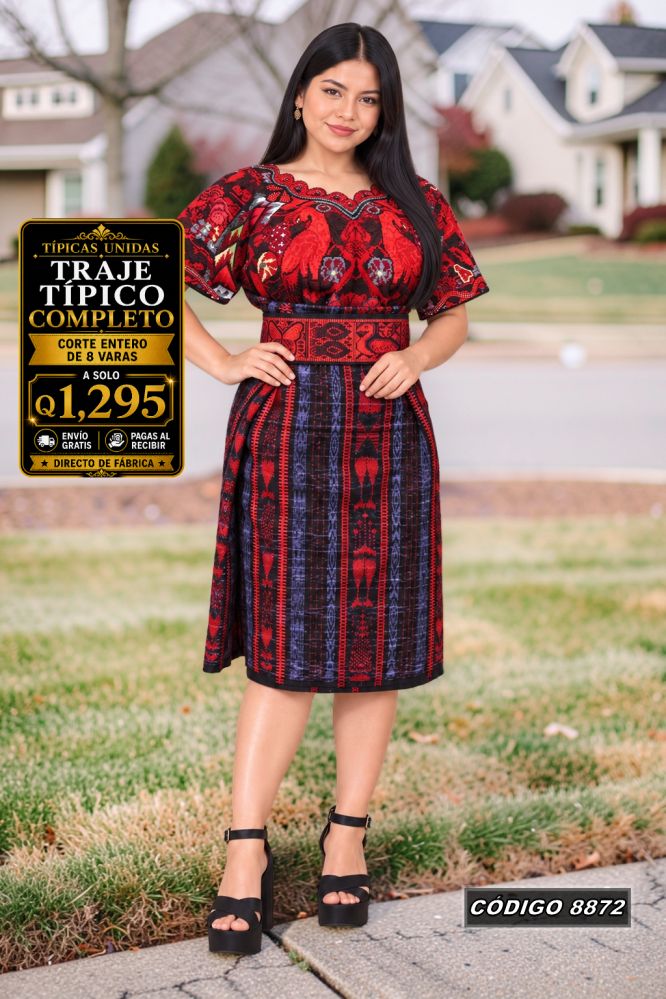 Traje Típico Diseño Nuevo Q1,295 | COD 8872 | Típicas Unidas