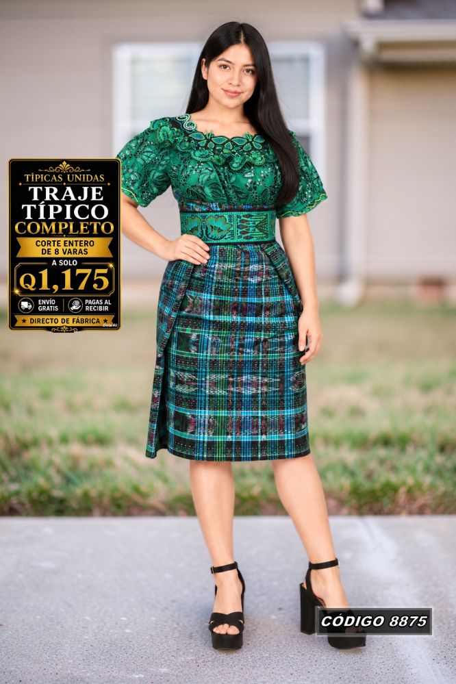 Traje Típico Diseño Nuevo Q1,175 | COD 8875 | Típicas Unidas