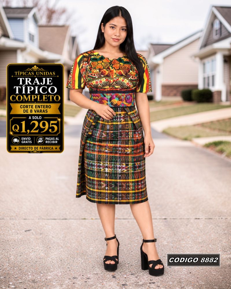 Traje Típico Diseño Nuevo Q1,295 | COD 8882 | Típicas Unidas