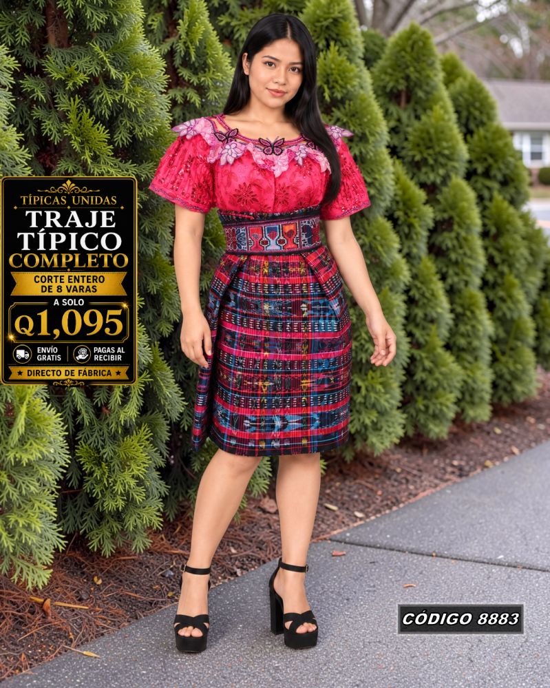 Traje Típico Diseño Nuevo Q1,095 | COD 8883 | Típicas Unidas