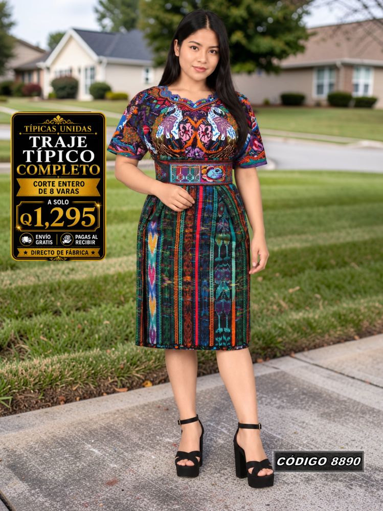 Traje Típico Diseño Nuevo Q1,295 | COD 8890 | Típicas Unidas