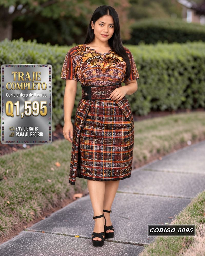 Traje Típico Diseño Nuevo Q1,595 | COD 8895 | Típicas Unidas