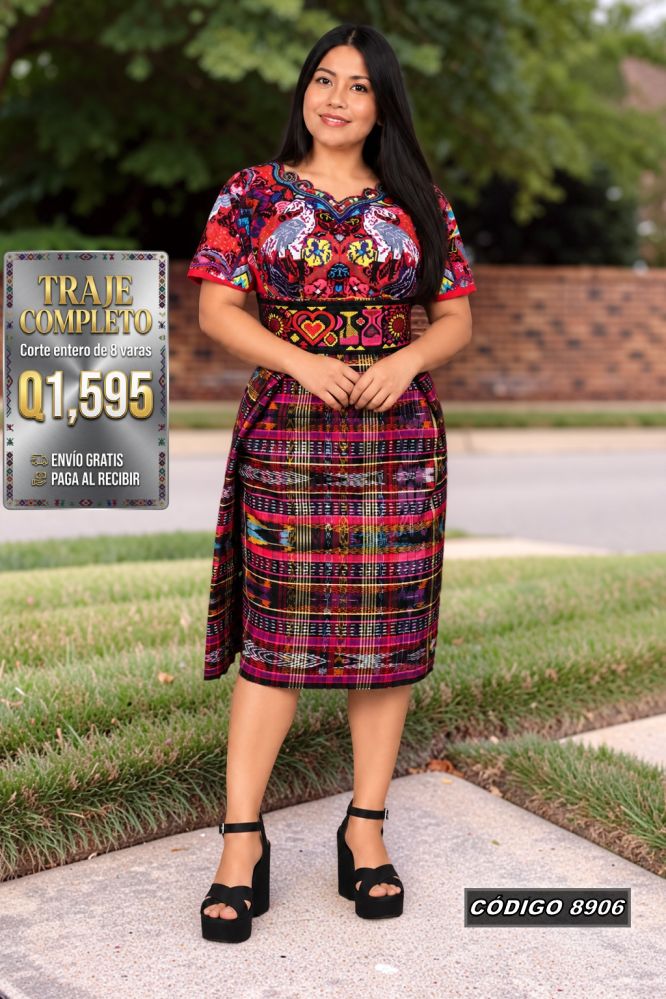 Traje Típico Diseño Nuevo Q1,595 | COD 8906 | Típicas Unidas