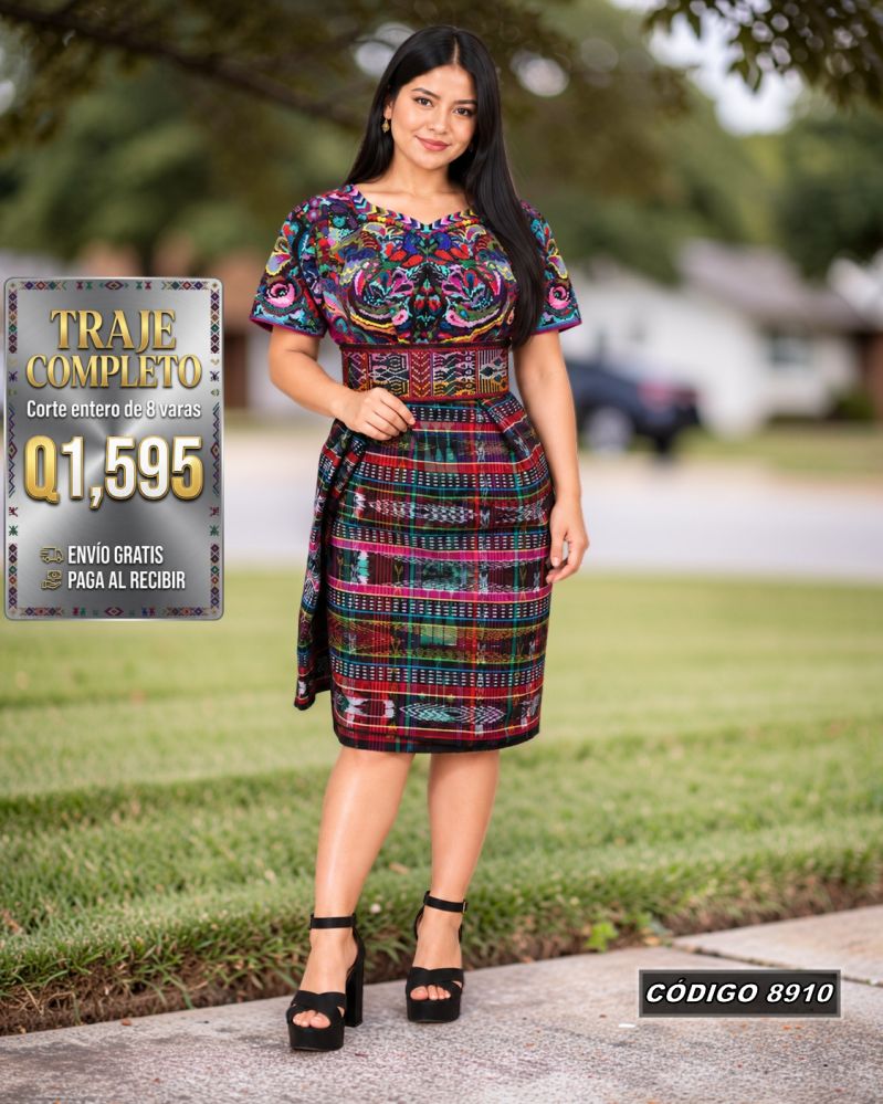Traje Típico Diseño Nuevo Q1,595 | COD 8910 | Típicas Unidas