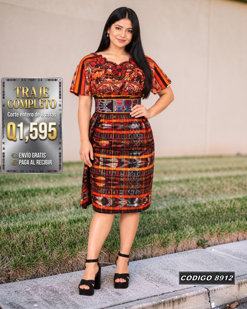 Traje Típico Diseño Nuevo Q1,595 | COD 8912 | Típicas Unidas