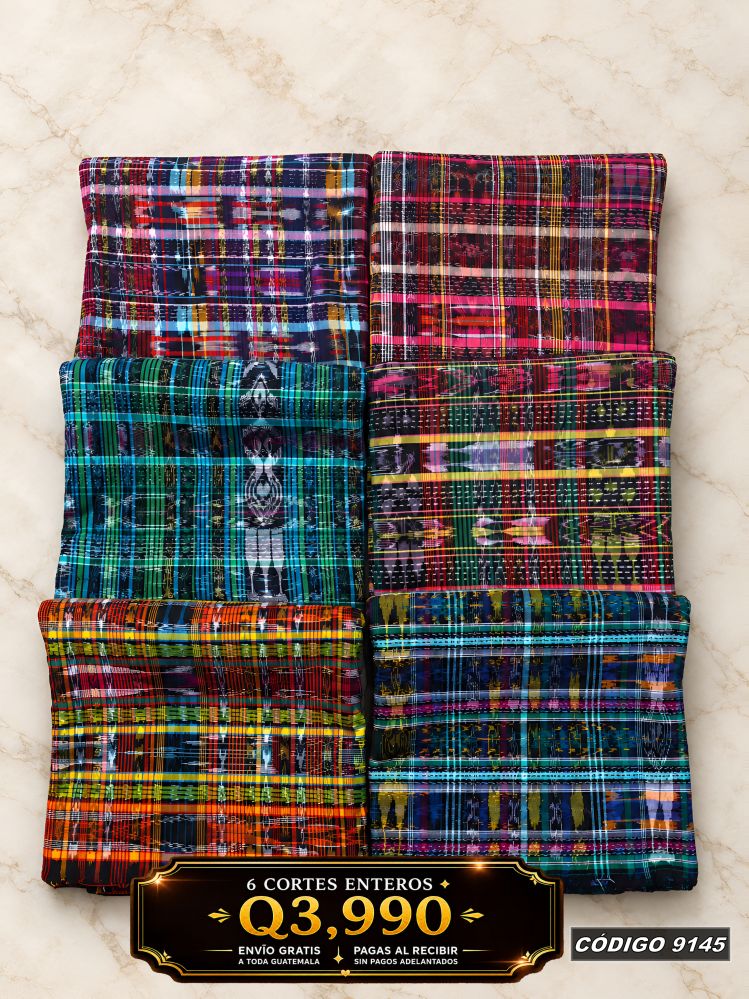 ✨ Combo 6 Cortes Típicos 8 Varas — Q3,990 | COD 9145