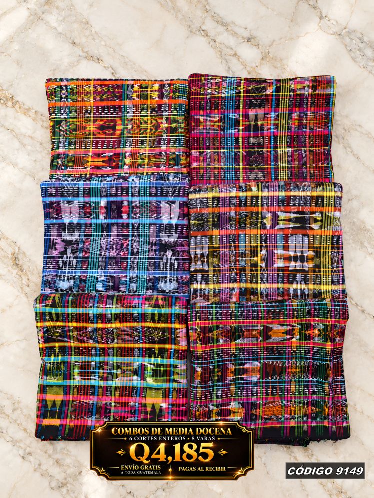✨ Combo 6 Cortes Típicos 8 Varas — Q4,185 | COD 9149