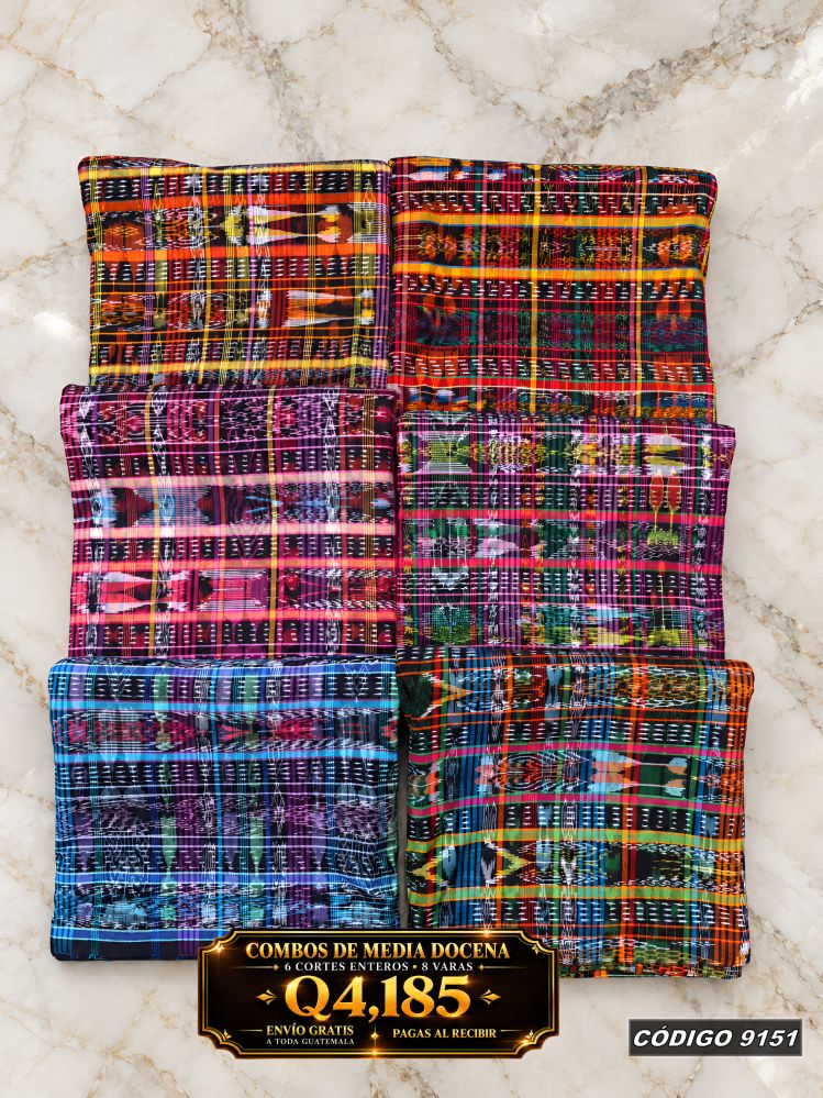 ✨ Combo 6 Cortes Típicos 8 Varas — Q4,185 | COD 9151