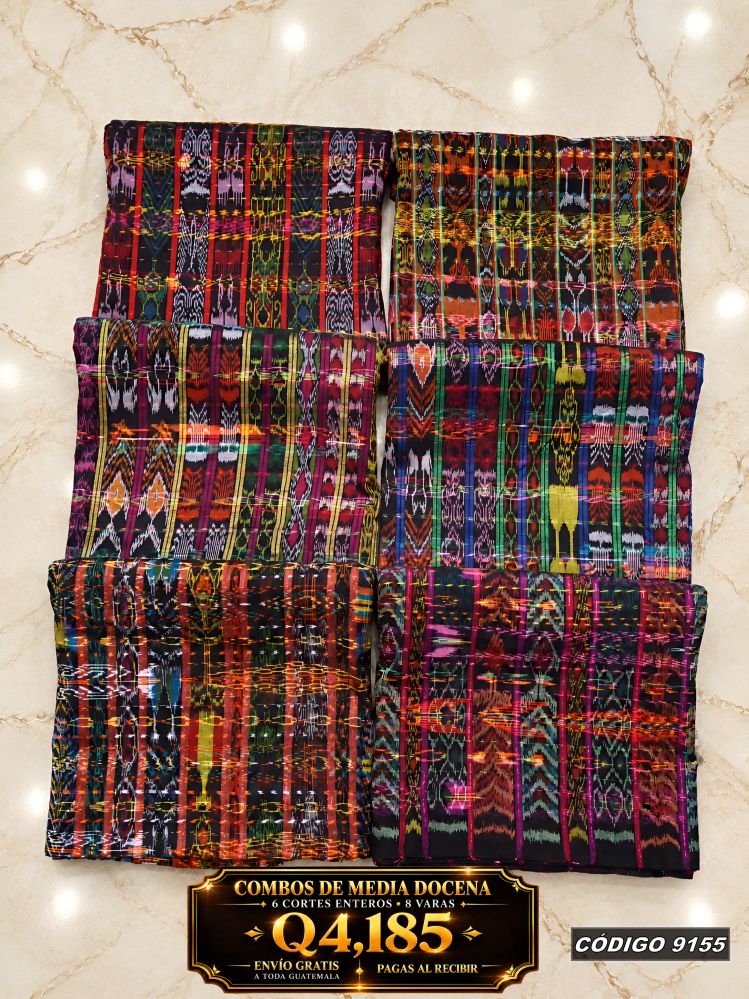 ✨ Combo 6 Cortes Típicos 8 Varas — Q4,185 | COD 9155