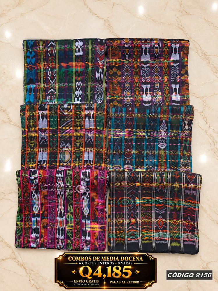 ✨ Combo 6 Cortes Típicos 8 Varas — Q4,185 | COD 9156