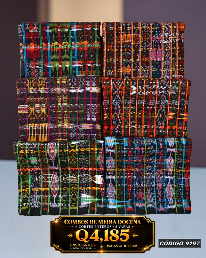 Combo 6 Cortes Típicos 8 Varas Q4,185 | COD 9197 | Típicas Unidas