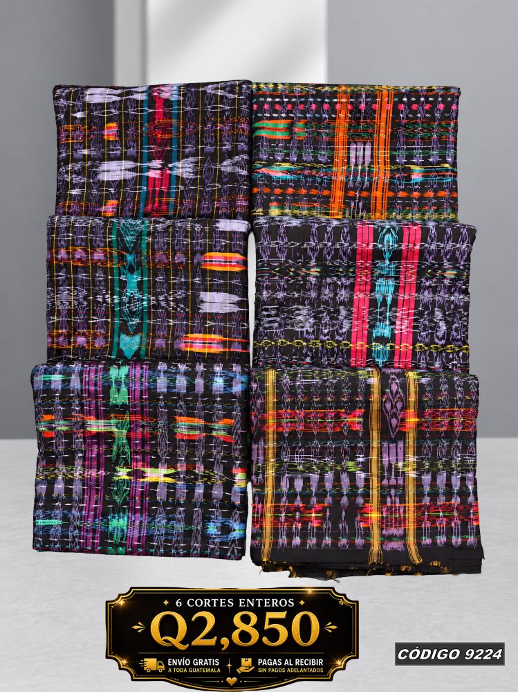 ✨ Combo 6 Cortes Típicos 8 Varas — Q2,850 | COD 9224