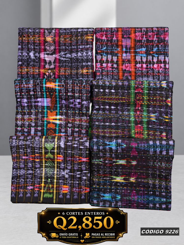 ✨ Combo 6 Cortes Típicos 8 Varas — Q2,850 | COD 9226