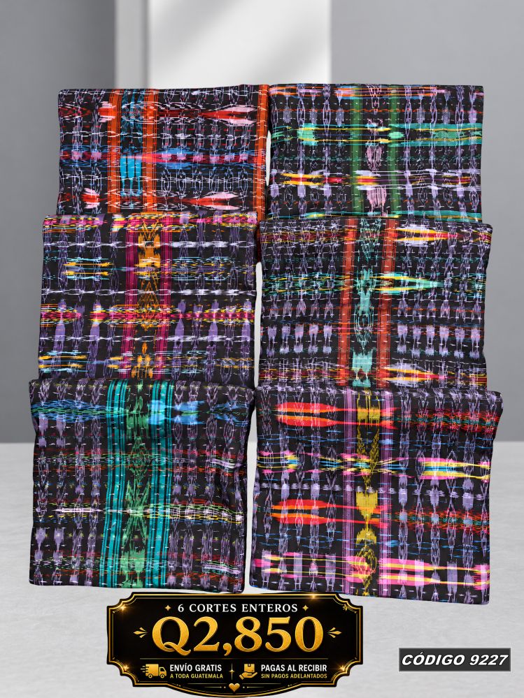 ✨ Combo 6 Cortes Típicos 8 Varas — Q2,850 | COD 9227