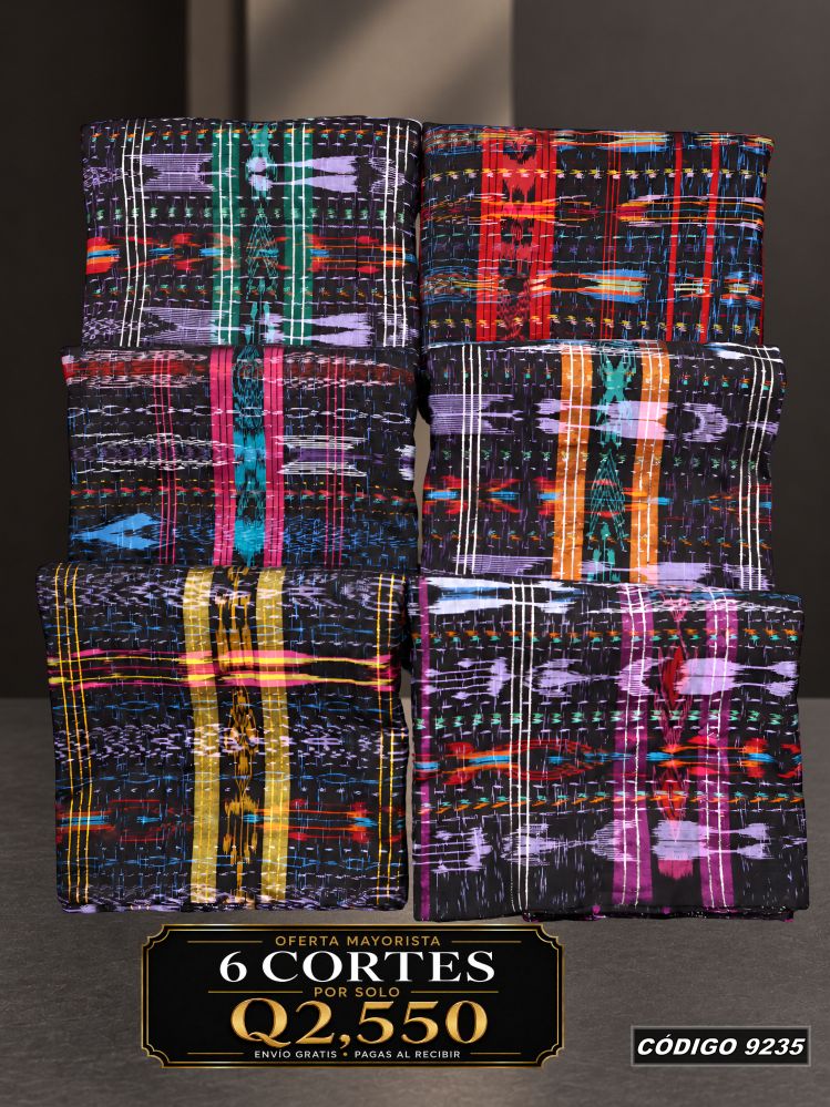 Combo 6 Cortes Típicos 8 Varas Q2,550 | COD 9235 | Típicas Unidas