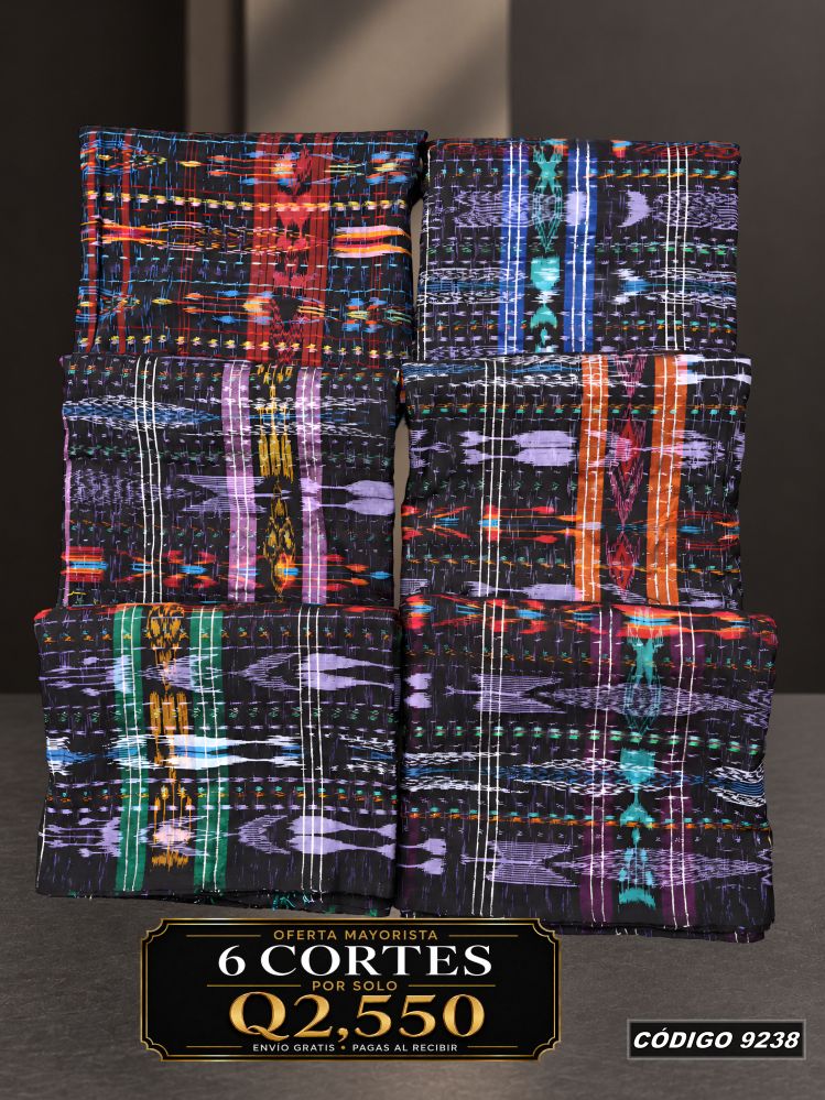 ✨ Combo 6 Cortes Típicos 8 Varas — Q2,550 | COD 9238