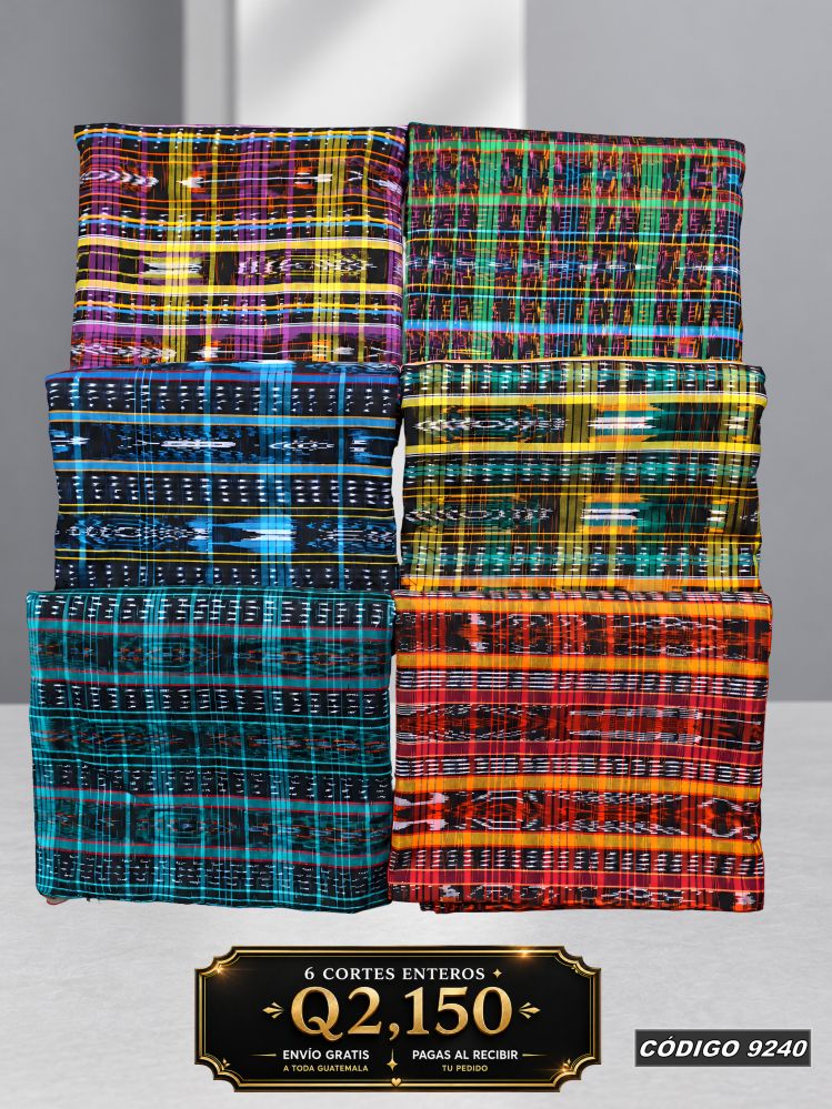 Combo 6 Cortes Típicos 8 Varas Q2,150 | COD 9240 | Típicas Unidas