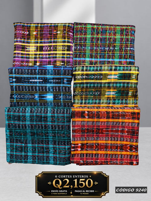 Combo 6 Cortes Típicos 8 Varas Q2,150 | COD 9240 | Típicas Unidas