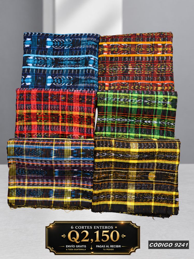 Combo 6 Cortes Típicos 8 Varas Q2,150 | COD 9241 | Típicas Unidas