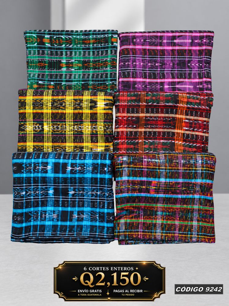 ✨ Combo 6 Cortes Típicos 8 Varas — Q2,150 | COD 9242