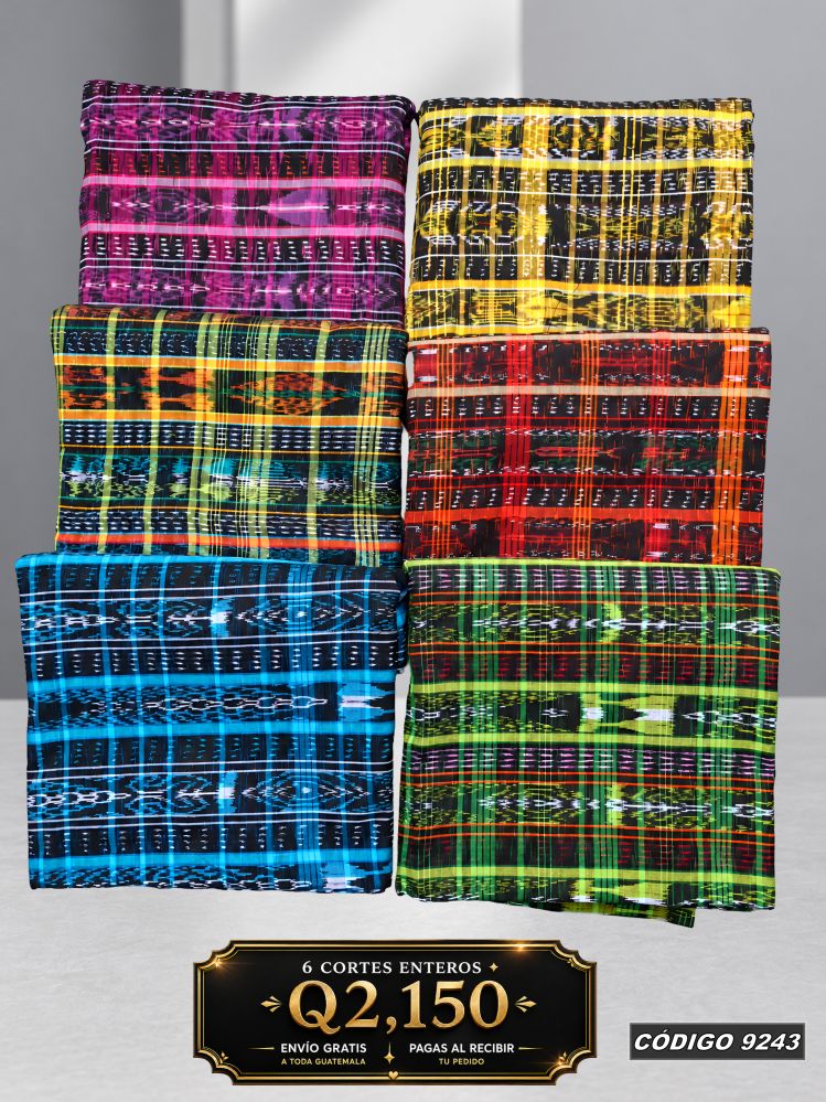 ✨ Combo 6 Cortes Típicos 8 Varas — Q2,150 | COD 9243