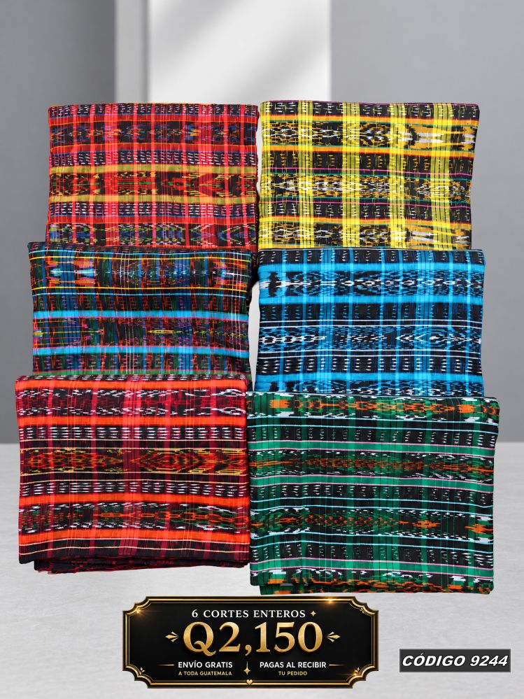 ✨ Combo 6 Cortes Típicos 8 Varas — Q2,150 | COD 9244