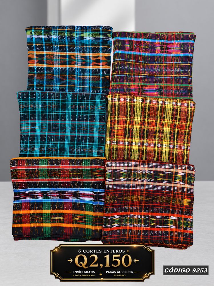 Combo 6 Cortes Típicos 8 Varas Q2,150 | COD 9253 | Típicas Unidas