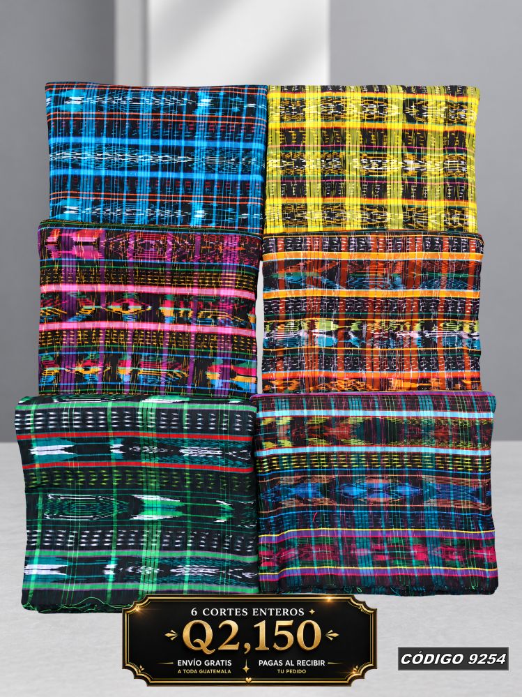 Combo 6 Cortes Típicos 8 Varas Q2,150 | COD 9254 | Típicas Unidas