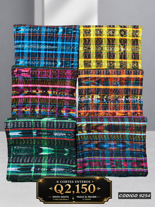 Combo 6 Cortes Típicos 8 Varas Q2,150 | COD 9254 | Típicas Unidas